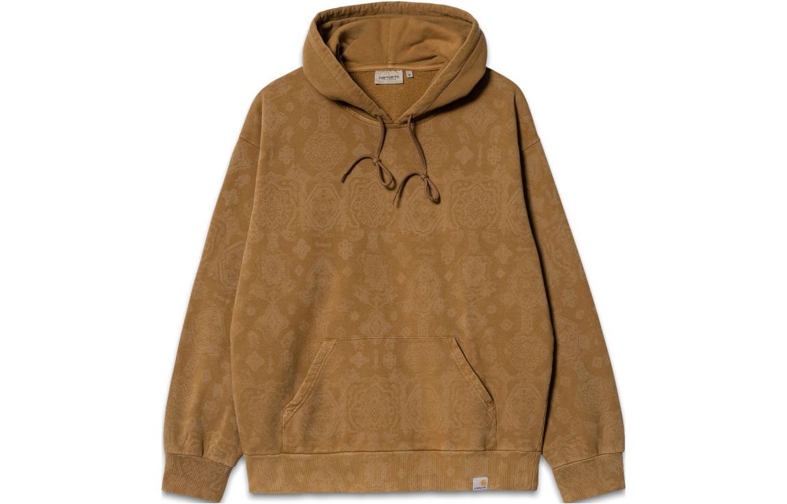 Carhartt WIP FW22 Pattern Print Drawstring Hoodie Brown () I0306230-0Y7-XX