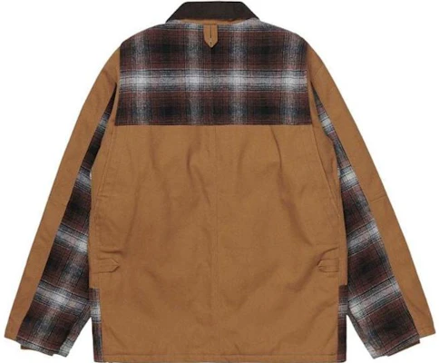 Carhartt WIP FW22 格子拼接长袖夹克 男女同款 棕色. I029456DHBHAMILTON Lookbook Carhartt WIP FW22 格子拼接长袖夹克 男女同款 棕色. I029456DHBHAMILTON