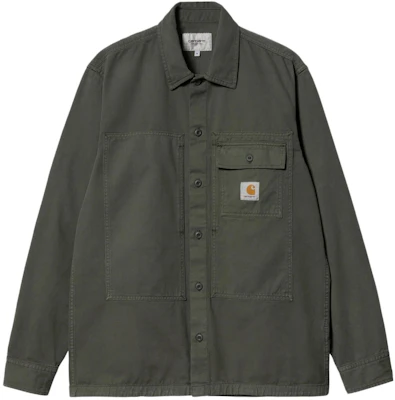 Carhartt WIP FW22 男裝簡約標誌長袖扣衫外套 橄欖綠色 I030765-0WH-GD Buy Carhartt WIP FW22 男裝簡約標誌長袖扣衫外套 橄欖綠色 I030765-0WH-GD