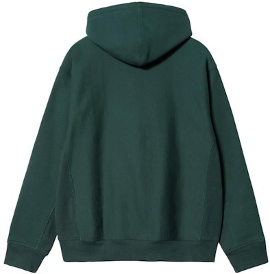 Carhartt WIP FW22 Plain Logo Embroidered Hoodie Men’s Deep Green. I028279-1D7-XX Lookbook Carhartt WIP FW22 Plain Logo Embroidered Hoodie Men’s Deep Green. I028279-1D7-XX