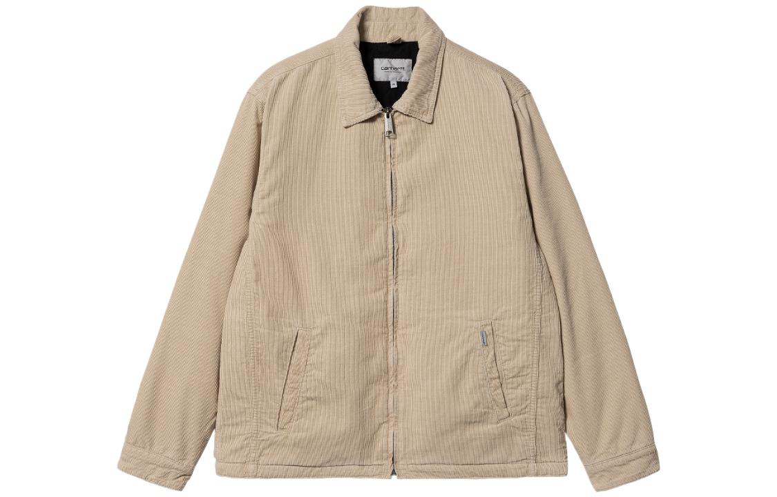 Carhartt WIP FW22 Plain Zip-Up Collar Jacket Khaki () I030764-G1-02