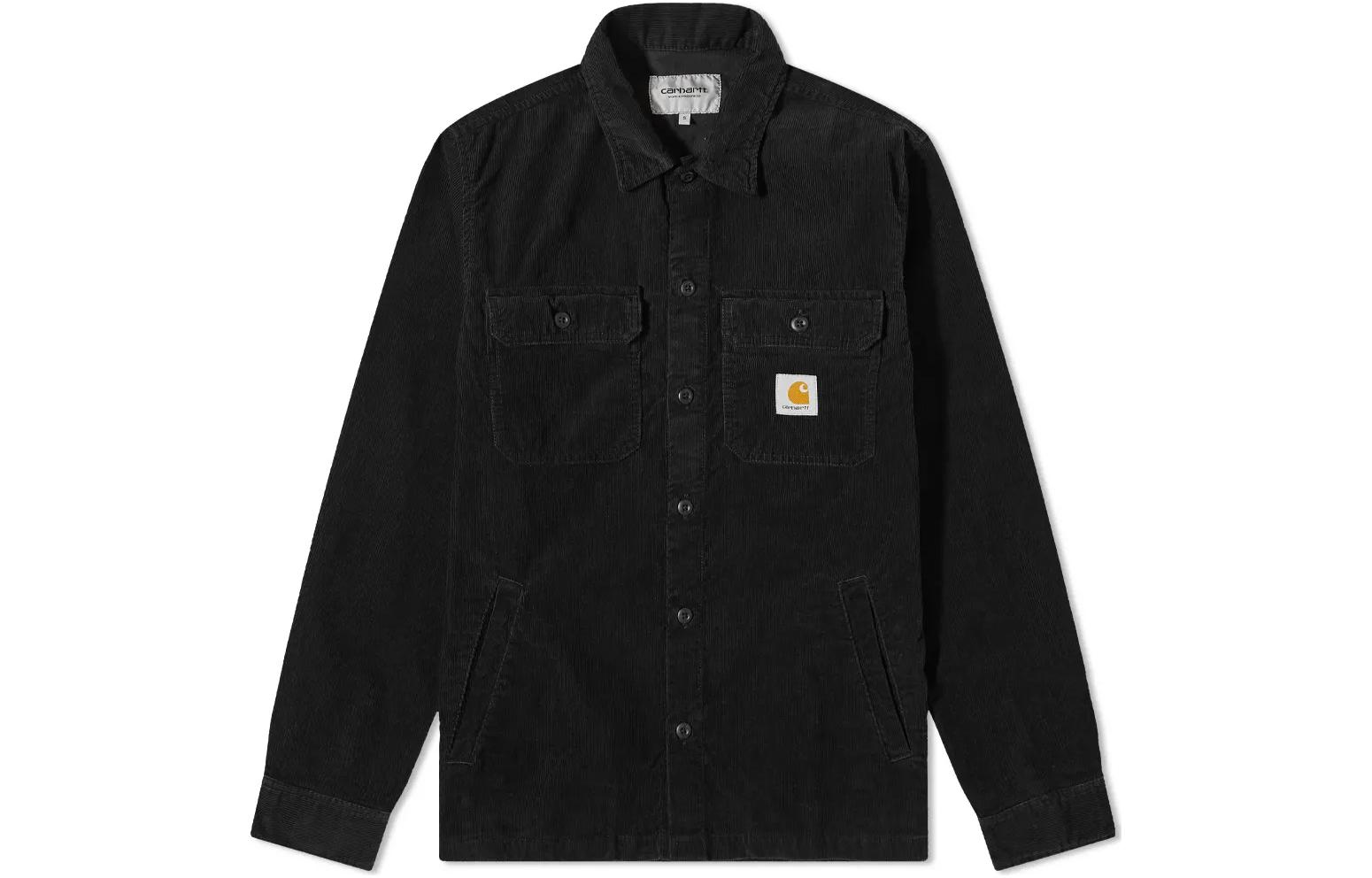Order Carhartt WIP FW22 Pocket Logo Patch Shirt Jacket Black I030285-89-02