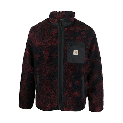 Carhartt WIP FW22 Prentis Lined Stand Collar Zip Jacket Red Men’s I025120000-15Q-XX