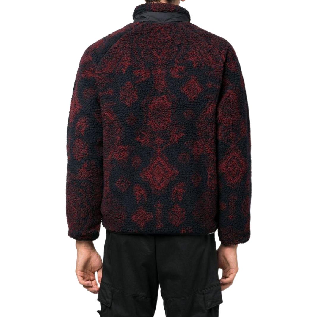 Shop Carhartt WIP FW22 Prentis Lined Stand Collar Zip Jacket Red Men’s I025120000-15Q-XX