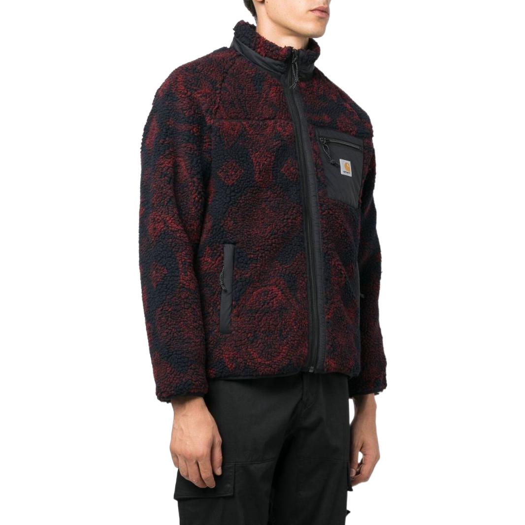 Purchase Carhartt WIP FW22 Prentis Lined Stand Collar Zip Jacket Red Men’s I025120000-15Q-XX