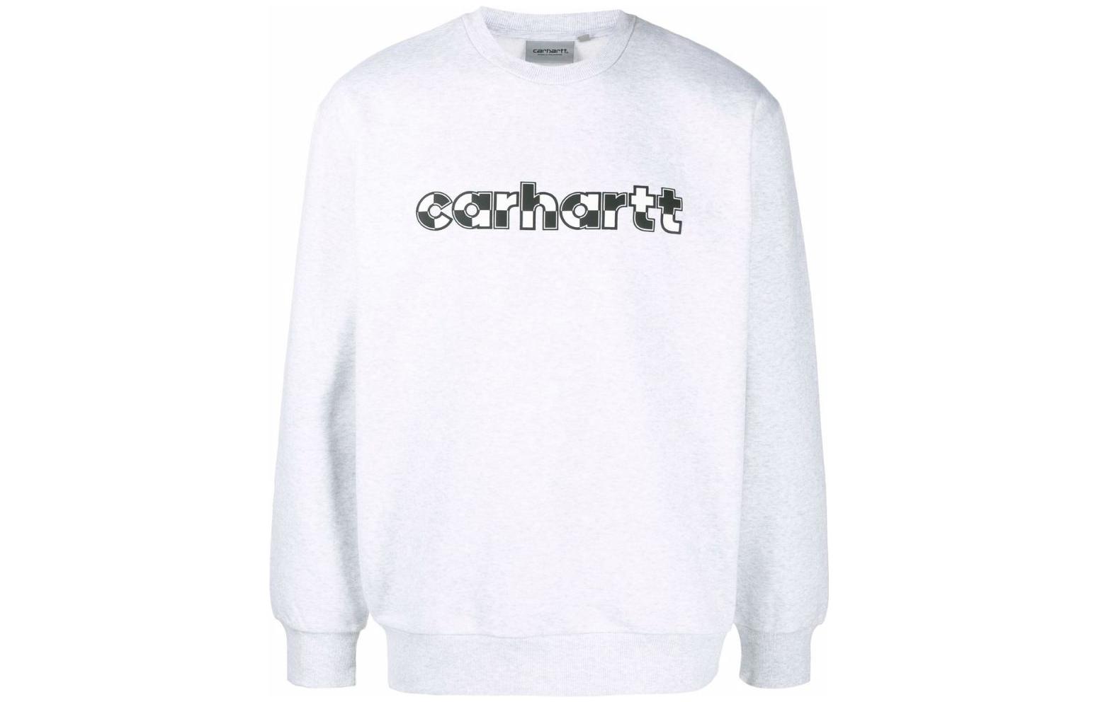 Carhartt WIP FW22 Printed Crewneck Pullover Sweatshirt White - I02953003482XX