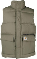 Carhartt WIP FW22 Quilted Logo Patch Zip Vest Men’s Green. I030826-0WI-XX Carhartt WIP FW22 Quilted Logo Patch Zip Vest Men’s Green. I030826-0WI-XX