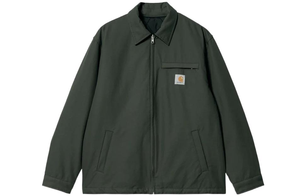 Carhartt WIP FW22 Reversible Plain Zip Collar Jacket - Army Green I030829-12G-XX