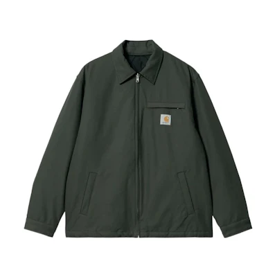 Carhartt WIP FW22 Reversible Plain Zip Collar Jacket - Army Green I030829-12G-XX