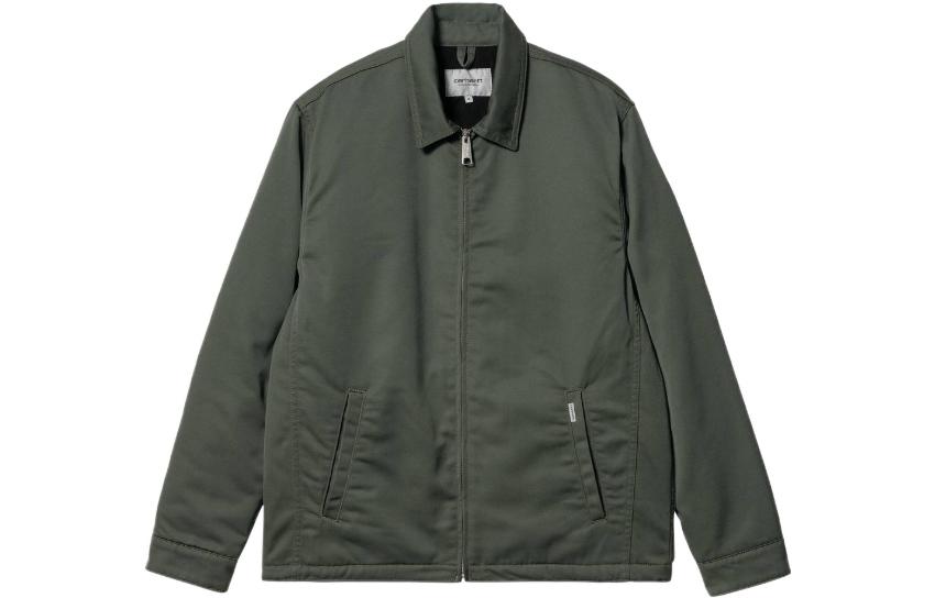 Carhartt WIP FW22 Solid Color Zip Jacket Green () I022023-0WH-02