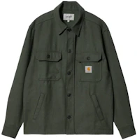 Carhartt WIP FW22 Solid Double Pocket Shirt Jacket Military Green I030792-0WH-XX Carhartt WIP FW22 Solid Double Pocket Shirt Jacket Military Green I030792-0WH-XX