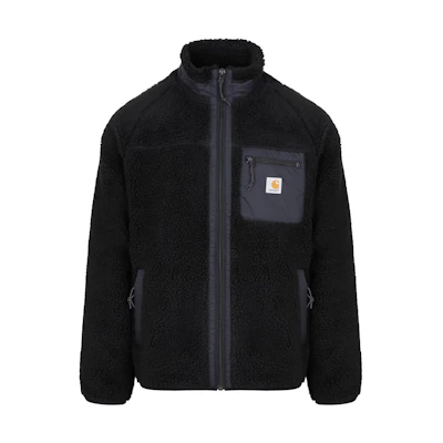 Carhartt WIP FW22 Solid Fleece Stand Collar Jacket Black I02512000EXXBLACK