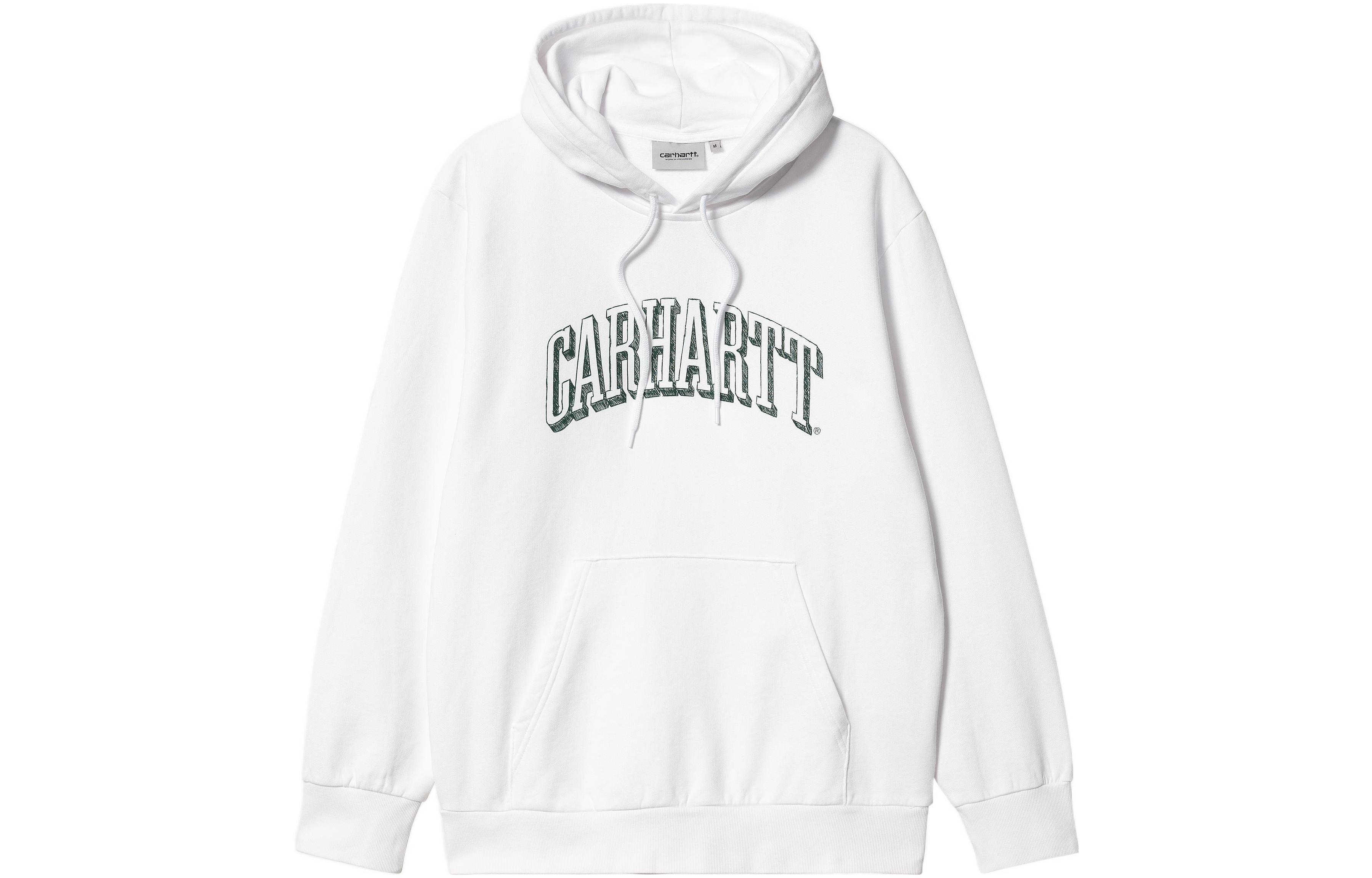 Carhartt WIP FW22 Solid Graffiti Print Hoodie White Long Sleeve I030942-19W-XX