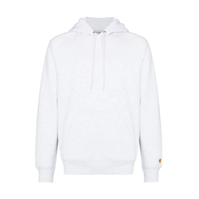 Carhartt WIP FW22 Solid Logo Embroidered Hoodie Men’s White I02638400J