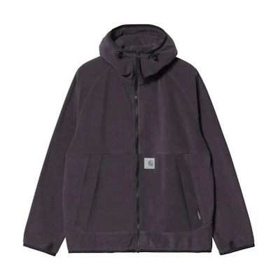 Carhartt WIP FW22 Solid Logo Patch Hoodie Jacket Men’s - Thistle Purple I030843-0Z2-XX