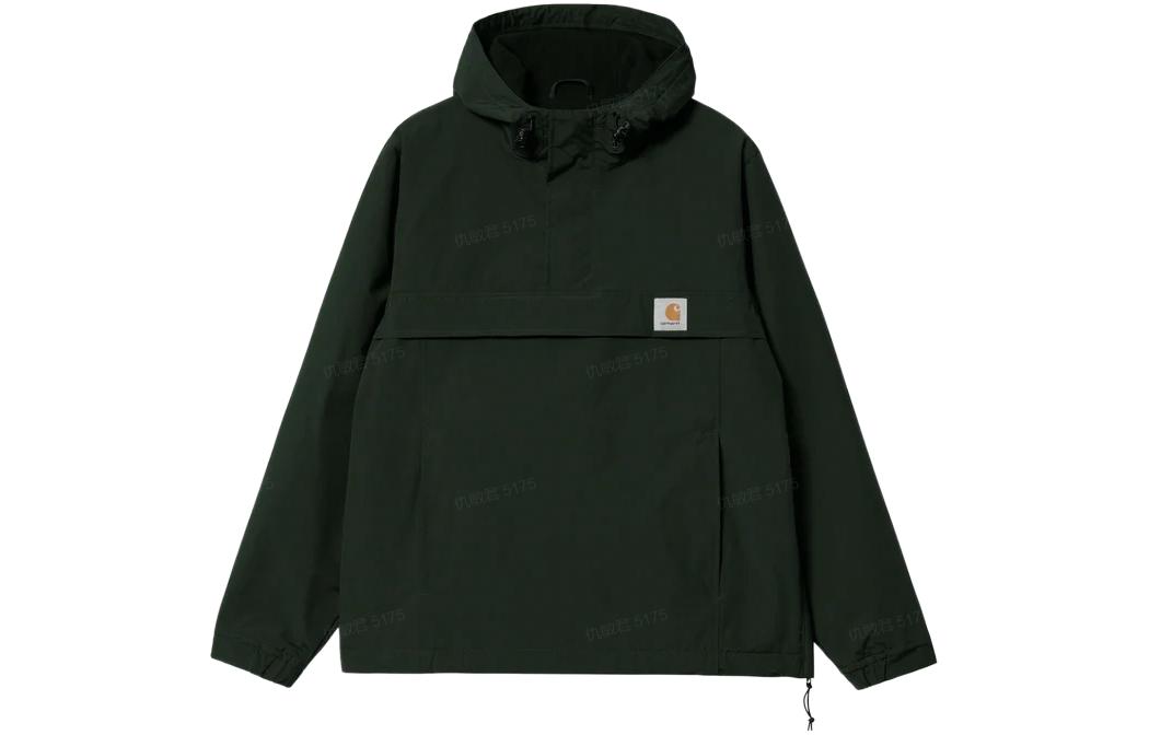 Carhartt WIP FW22 Solid Logo Pullover Hoodie Jacket Men’s - Dark Green I028435-0WE-XX