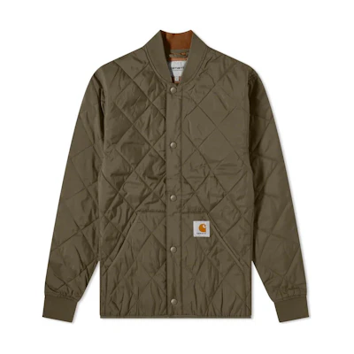 Carhartt WIP FW22 Solid Long-Sleeve Jacket - Dark Green I029461-0GR