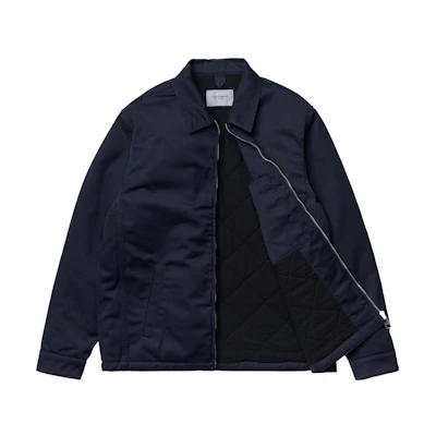 Carhartt WIP FW22 Solid Zip-Up Jacket Navy () I022023-1C-02