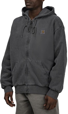 카하트 WIP FW22 비스타 재킷 남성 솔리드 워시드 집업 후드 재킷. I029524-0WG-GD Sizing 카하트 WIP FW22 비스타 재킷 남성 솔리드 워시드 집업 후드 재킷. I029524-0WG-GD