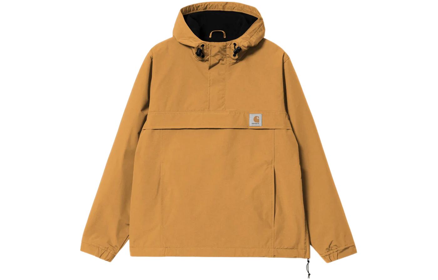 Carhartt WIP FW22 Yellow Half-Zip Hooded Jacket I028435-0W1-XX