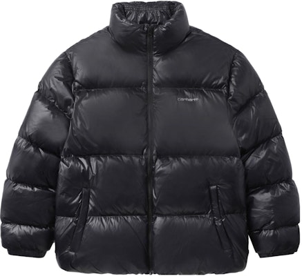 Carhartt WIP FW23 Jaket Puffer Zip Kolar Berdiri Hitam Solid. CHXDNF23A057L Buy Carhartt WIP FW23 Jaket Puffer Zip Kolar Berdiri Hitam Solid. CHXDNF23A057L