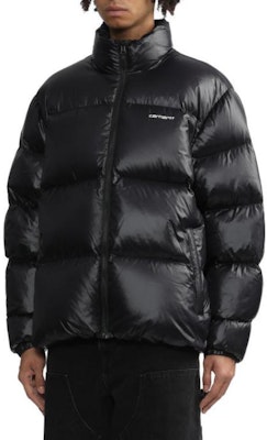 Carhartt WIP FW23 Jaket Puffer Zip Kolar Berdiri Hitam Solid. CHXDNF23A057L Shop Carhartt WIP FW23 Jaket Puffer Zip Kolar Berdiri Hitam Solid. CHXDNF23A057L