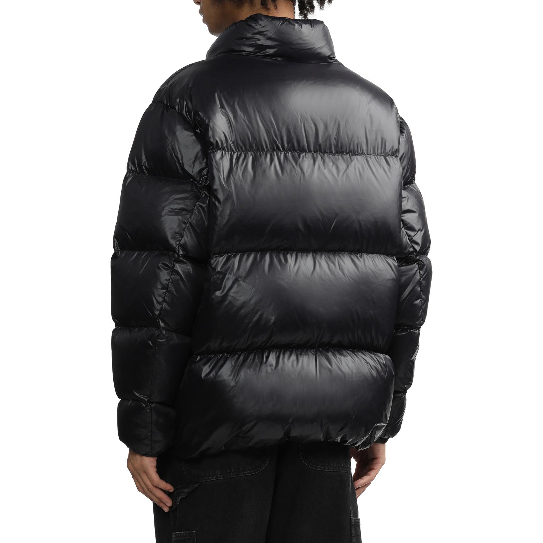 Purchase Carhartt WIP FW23 Jaket Puffer Zip Kolar Berdiri Hitam Solid. CHXDNF23A057L