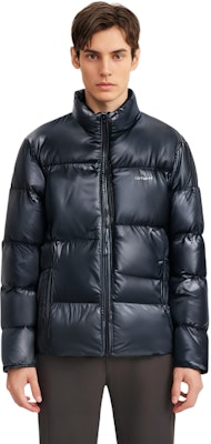 Carhartt WIP FW23 Jaket Puffer Zip Kolar Berdiri Hitam Solid. CHXDNF23A057L Cheap Carhartt WIP FW23 Jaket Puffer Zip Kolar Berdiri Hitam Solid. CHXDNF23A057L