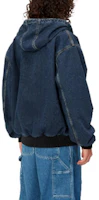 Purchase Carhartt WIP FW23 Active Jacket Loose Fit Denim Hoodie Sports Jacket. I032232-01-06