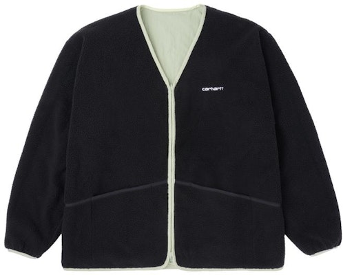 カーハートWIP FW23 アルファベット柄リバーシブルフリースVネックジャケット ユニセックス CHXJKF23A009L Lookbook カーハートWIP FW23 アルファベット柄リバーシブルフリースVネックジャケット ユニセックス CHXJKF23A009L