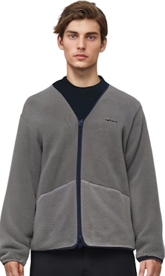 カーハートWIP FW23 アルファベット柄リバーシブルフリースVネックジャケット ユニセックス CHXJKF23A009L Sizing カーハートWIP FW23 アルファベット柄リバーシブルフリースVネックジャケット ユニセックス CHXJKF23A009L