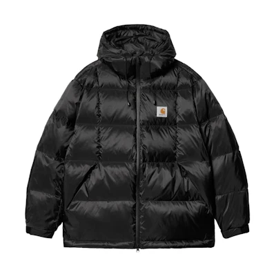 Carhartt WIP FW23 Aspen Black Zip-Up Hoodie Jacket A232004-89-XX