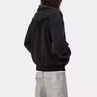 Cheap Carhartt WIP FW23 牛仔石洗黑連帽工作外套 工作服 I032232-89-06