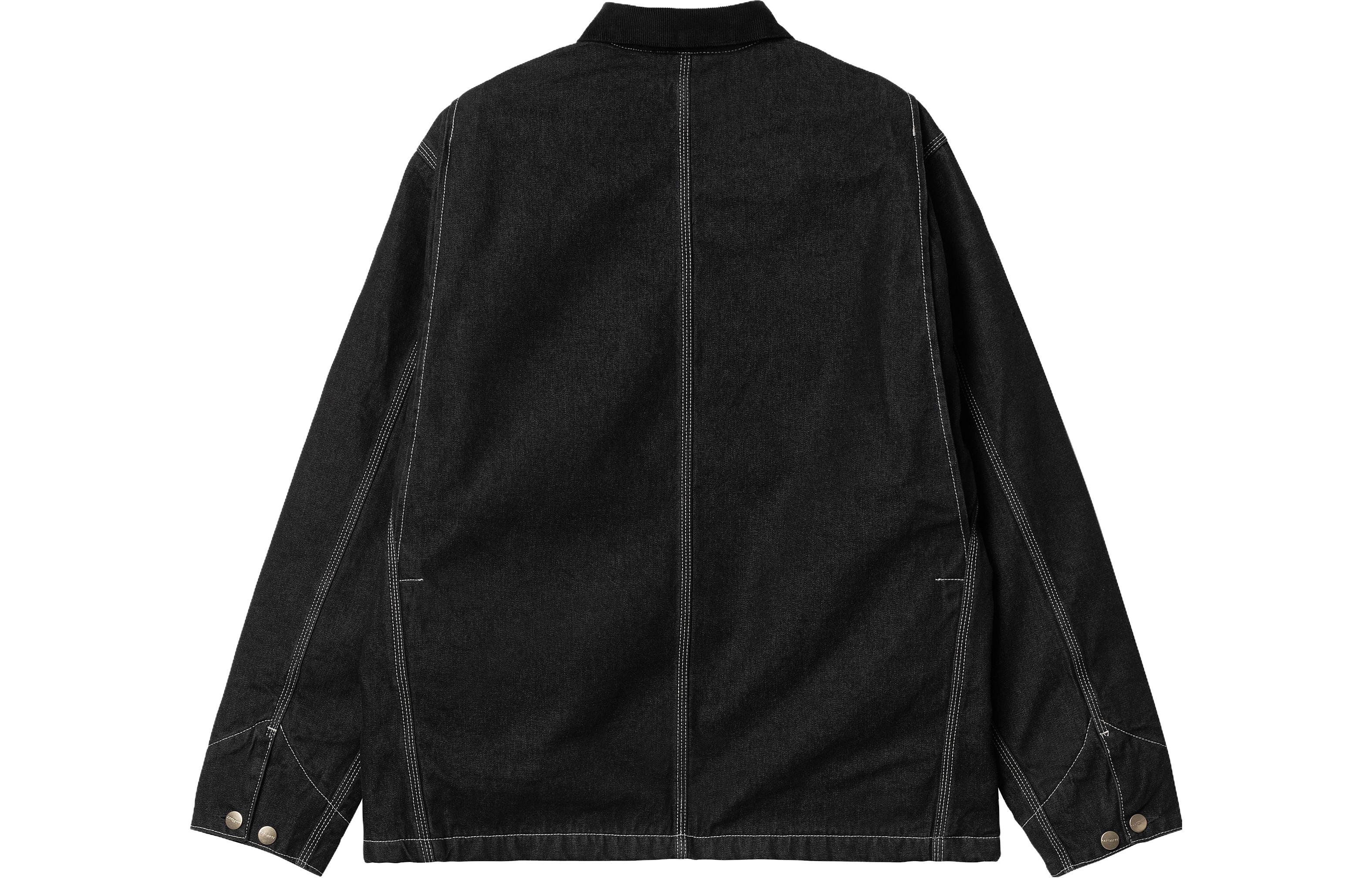 Lookbook 칼하트 WIP FW23 데님 멀티포켓 헤비급 워크 자켓 I032703-00E-2Y