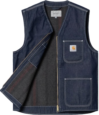 Carhartt WIP FW23 Rompi Denim Multi-Pocket Pria. I032704-01-2Y Shop Carhartt WIP FW23 Rompi Denim Multi-Pocket Pria. I032704-01-2Y