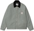 Order Carhartt WIP FW23 Detroit Jacket Vintage Logo Corduroy Collar Smoke Green. I027358-1QC-3K