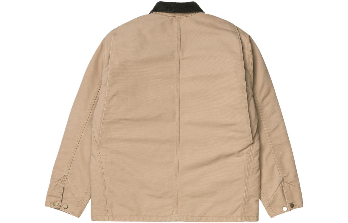 Lookbook Carhartt WIP FW23 Jaket Detroit Beige Logo Vintage Kolar Korduroi Gaya Kasual I027357-01A-3K
