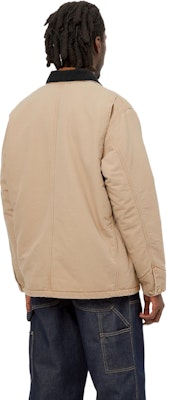Carhartt WIP FW23 Jaket Detroit Beige Logo Vintage Kolar Korduroi Gaya Kasual I027357-01A-3K Purchase Carhartt WIP FW23 Jaket Detroit Beige Logo Vintage Kolar Korduroi Gaya Kasual I027357-01A-3K