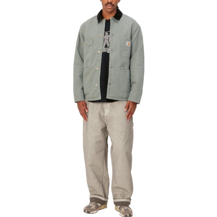 Purchase Carhartt WIP FW23 底特律綠色復古燈芯絨領工裝外套. I027357-1QC-3K