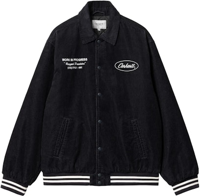 Carhartt WIP FW23 Letterman Jacket Navy Unisex Jaket Kasual Bordir Keren I032436-0CO-XX Buy Carhartt WIP FW23 Letterman Jacket Navy Unisex Jaket Kasual Bordir Keren I032436-0CO-XX