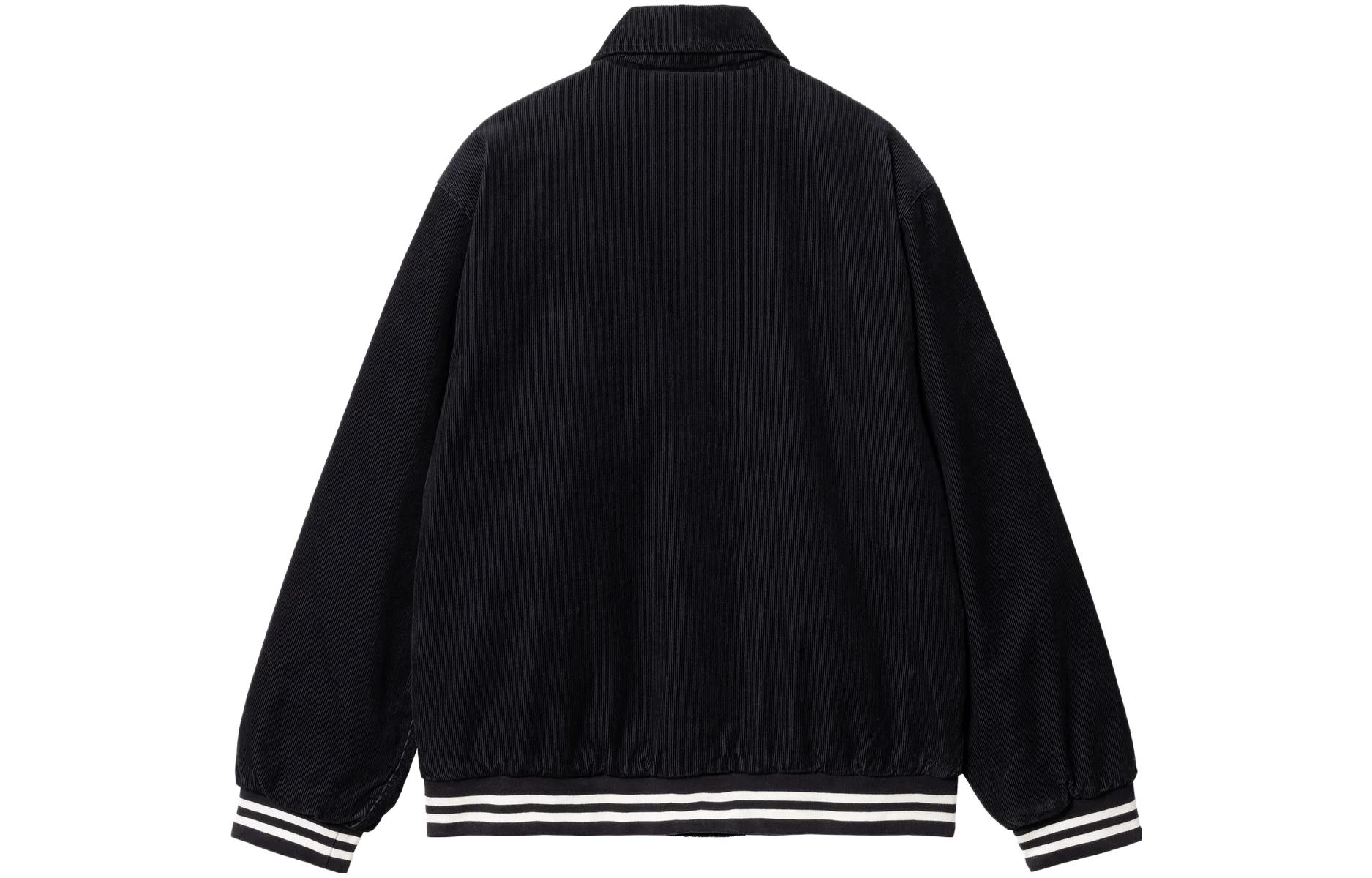 Lookbook Carhartt WIP FW23 Letterman Jacket Navy Unisex Jaket Kasual Bordir Keren I032436-0CO-XX