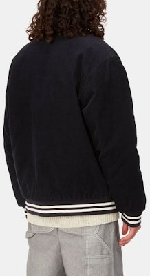 Carhartt WIP FW23 Letterman Jacket Navy Unisex Jaket Kasual Bordir Keren I032436-0CO-XX Purchase Carhartt WIP FW23 Letterman Jacket Navy Unisex Jaket Kasual Bordir Keren I032436-0CO-XX
