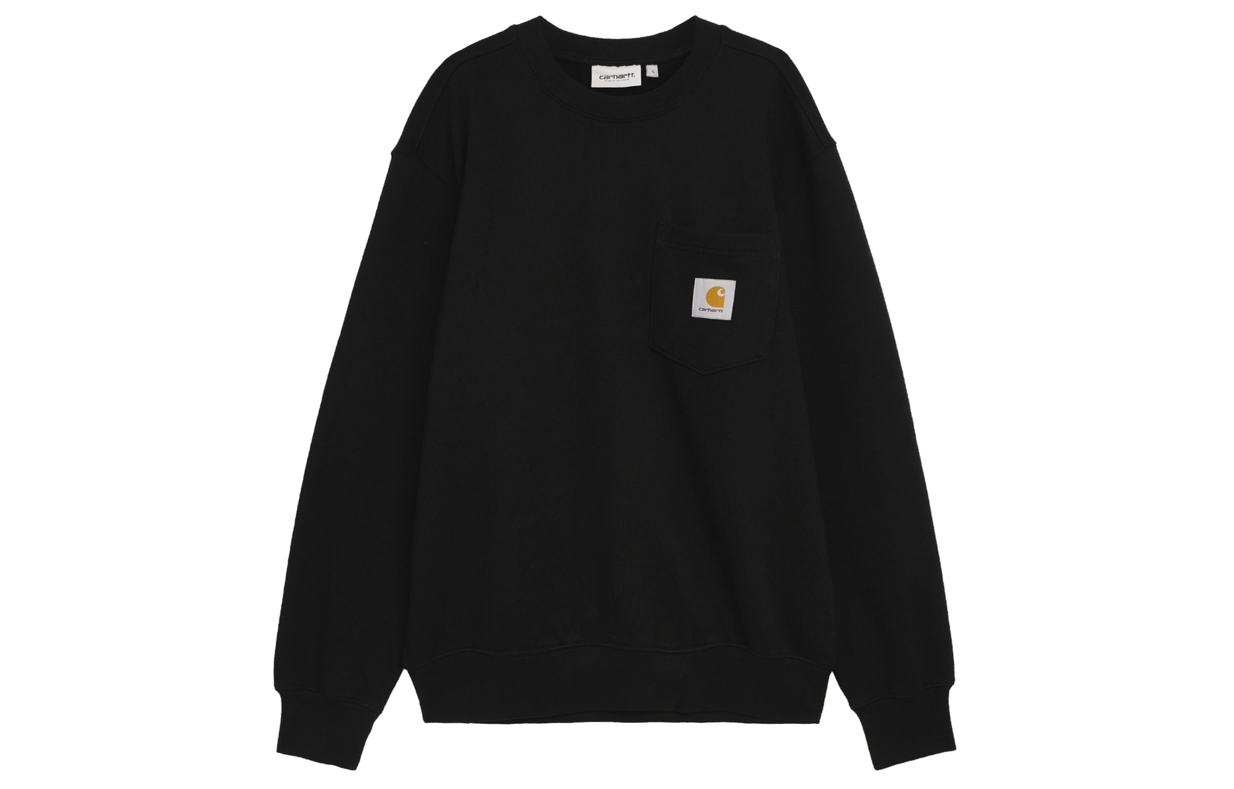 Carhartt WIP FW23 Oversized Crewneck Sweatshirt Black Long Sleeve I030903-89