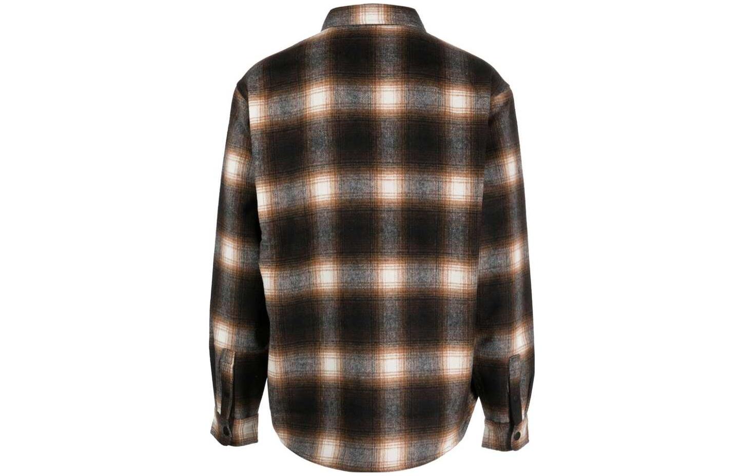 Lookbook Carhartt WIP FW23 Plaid Long Sleeve Shirt Brown . I032209-1PP-XX