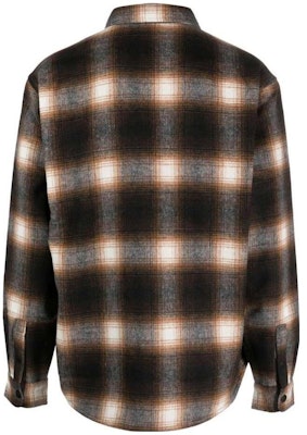 Carhartt WIP FW23 Plaid Long Sleeve Shirt Brown . I032209-1PP-XX Lookbook Carhartt WIP FW23 Plaid Long Sleeve Shirt Brown . I032209-1PP-XX