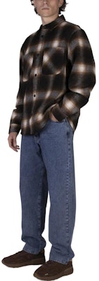 Carhartt WIP FW23 Plaid Long Sleeve Shirt Brown . I032209-1PP-XX Shop Carhartt WIP FW23 Plaid Long Sleeve Shirt Brown . I032209-1PP-XX