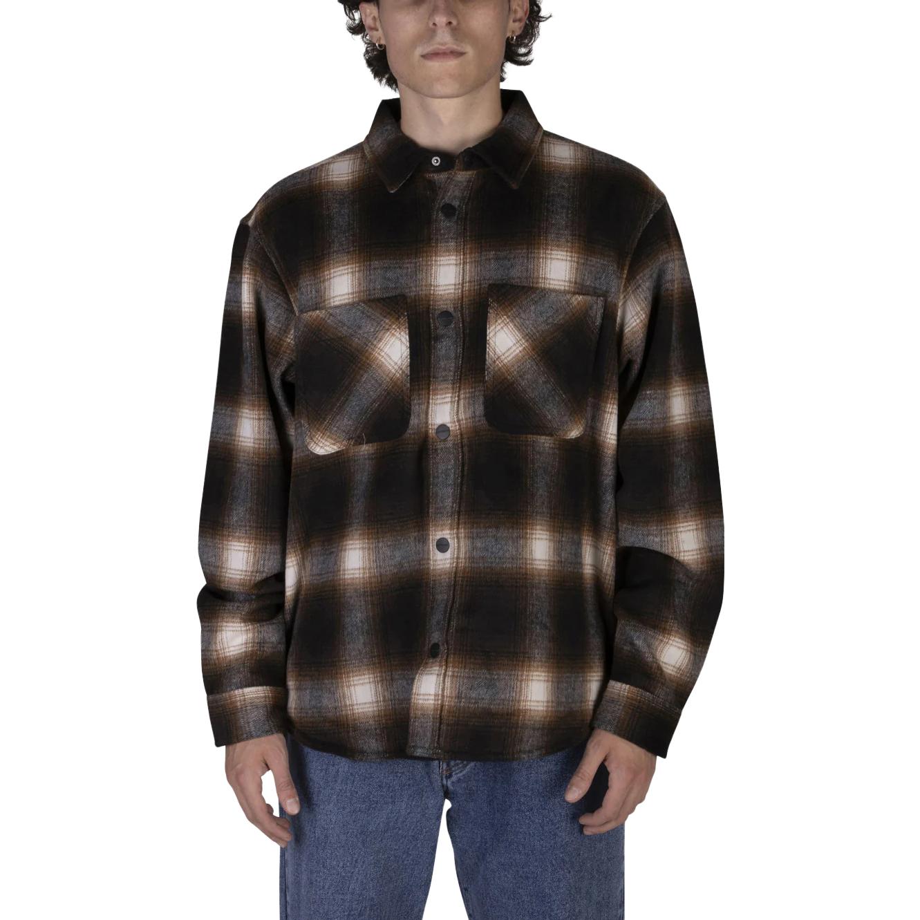 Purchase Carhartt WIP FW23 Plaid Long Sleeve Shirt Brown . I032209-1PP-XX