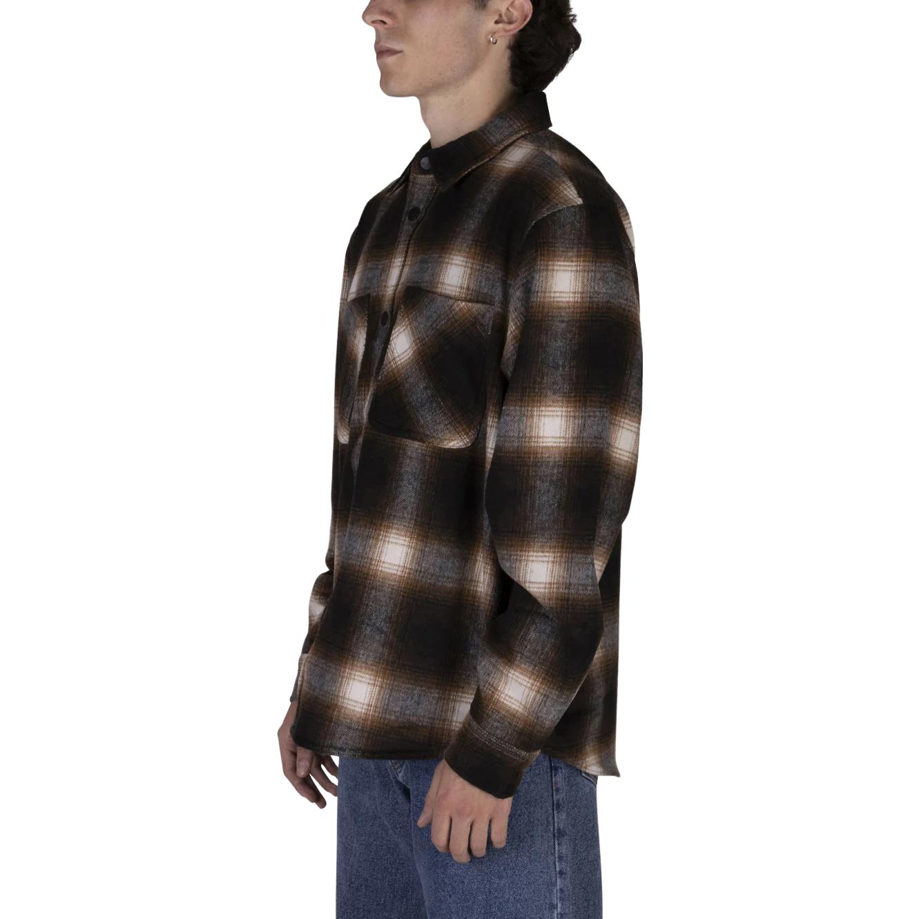 Sizing Carhartt WIP FW23 Plaid Long Sleeve Shirt Brown . I032209-1PP-XX