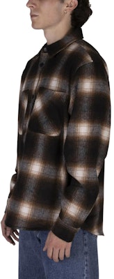 Carhartt WIP FW23 Plaid Long Sleeve Shirt Brown . I032209-1PP-XX Sizing Carhartt WIP FW23 Plaid Long Sleeve Shirt Brown . I032209-1PP-XX