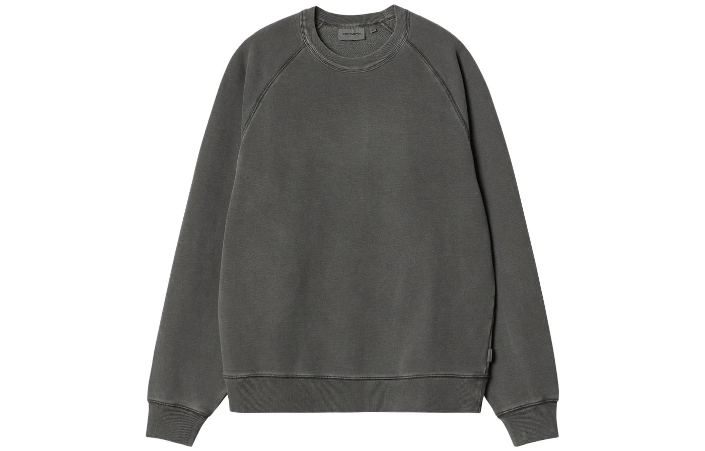 Carhartt WIP FW23 Taos Crewneck Sweatshirt Flint Gray Casual Pullover I032922-654-GD